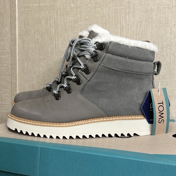 BRAND NEW WOMEN’S TOMS MOJAVE WATER RESISTANT CEMENT OILED NUBUCK/SUEDE SIZE 7.5 - Picture 2 of 11